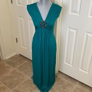 Soprano turquoise Maxi dress
